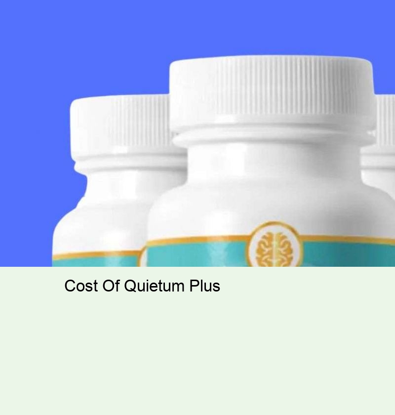 Cost Of Quietum Plus